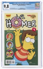 SIMPSONS ONE-SHOT WONDERS: LI'L HOMER #1 2012 CGC 9.8 NM/MINT.