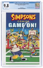 SIMPSONS COMICS GAME ON #NN 2017 CGC 9.8 NM/MINT.