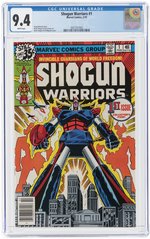 SHOGUN WARRIORS #1 FEBRUARY 1979 CGC 9.4 NM.