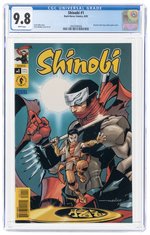 SHINOBI #1 AUGUST 2002 CGC 9.8 NM/MINT.