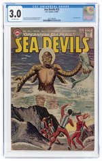 SEA DEVILS #22 MARCH-APRIL 1965 CGC 3.0 GOOD/VG.