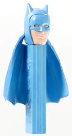 BATMAN CAPED PEZ DISPENSER.