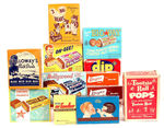 "TOOTSIEROLL POPS"/CANDY BAR ASSORTED BOXES.