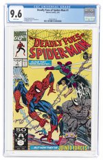 DEADLY FOES OF SPIDER-MAN #1 MAY 1991 CGC 9.6 NM+.