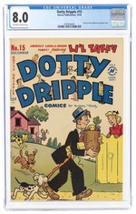 DOTTY DRIPPLE #15 DECEMBER 1950 CGC 8.0 VF.