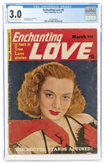 ENCHANTING LOVE #4 MARCH 1950 CGC 3.0 GOOD/VG.