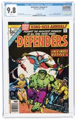 DEFENDERS ANNUAL #1 1976 CGC 9.8 NM/MINT.