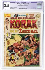 KORAK, SON OF TARZAN #46 MAY-JUNE 1972 CGC 3.5 RESTORED SLIGHT/MODERATE (C-2) VG-.