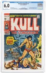 KULL THE CONQUEROR #1 JUNE 1971 CGC 6.0 FINE.