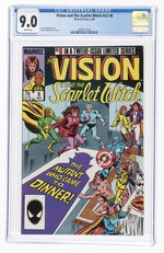 VISION AND THE SCARLET WITCH VOL. 2 #6 MARCH 1986 CGC 9.0 VF/NM.