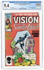 VISION AND THE SCARLET WITCH VOL. 2 #11 AUGUST 1986 CGC 9.4 NM.