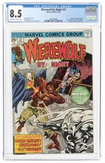 WEREWOLF BY NIGHT #37 MARCH 1976 CGC 8.5 VF+.