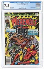 WEREWOLF BY NIGHT #42 JANUARY 1977 CGC 7.5 VF-.