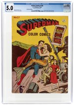 ACTION COMICS #130 DECEMBER 1949 CGC 5.0 VG/FINE (AUSTRALIAN EDITION SUPERMAN COLOR COMICS #27).