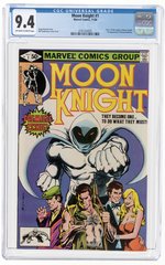 MOON KNIGHT #1 NOVEMBER 1980 CGC 9.4 NM (FIRST BUSHMAN).