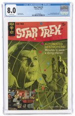 STAR TREK #3 DECEMBER 1968 CGC 8.0 VF.