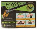 GREEN HORNET PRINT PUTTY ON CARD.