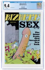 BIZARRE SEX #1 APRIL 1984 CGC 9.4 NM UNDERGROUND COMIC.