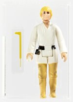 STAR WARS (1977) - LOOSE ACTION FIGURE/CH LUKE SKYWALKER AFA 85 NM+ (BLONDE HAIR/LIGHT PANTS).