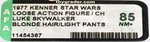 STAR WARS (1977) - LOOSE ACTION FIGURE/CH LUKE SKYWALKER AFA 85 NM+ (BLONDE HAIR/LIGHT PANTS).