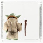 STAR WARS: THE EMPIRE STRIKES BACK (1980) - LOOSE ACTION FIGURE/HK YODA AFA 85 NM+ (BROWN SNAKE/LIGHT GREEN SKIN).