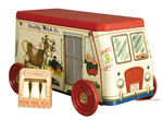 GONG BELL MILK TRUCK PULL TOY.