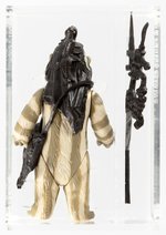 STAR WARS: RETURN OF THE JEDI (1983) - LOOSE ACTION FIGURE/MC LOGRAY (EWOK MEDICINE MAN) AFA 85 NM+ (DARK FLAT STRIPES).