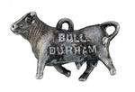 "GENUINE BULL DURHAM" FULL FIGURE CHARM.