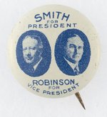 SMITH & ROBINSON SCARCE 1928 LITHO JUGATE BUTTON.