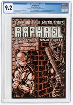 RAPHAEL #1 1985 CGC 9.2 NM- SIGNED BY KEVIN EASTMAN & PETER LAIRD (FIRST CASEY JONES).