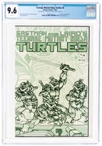 TEENAGE MUTANT NINJA TURTLES #4 1985 CGC 9.6 NM+ SIGNED BY KEVIN EASTMAN & PETER LAIRD.