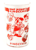 Disney Rare Pinocchio Glass