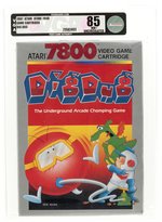 ATARI 7800 (1987) DIG DUG VGA 85 NM+ UNCIRCULATED.