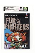 PLAYSTATION PS2 (2001) FUR FIGHTERS: VIGGO'S REVENGE VGA 85 NM+ UNCIRCULATED.