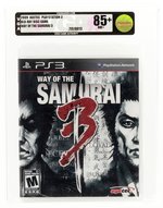 PLAYSTATION PS3 (2009) WAY OF THE SAMURAI 3 VGA 85+ NM+ (GOLD LEVEL).