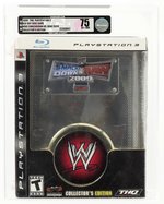 PLAYSTATION PS3 (2008) WWE SMACKDOWN VS. RAW 2009 (COLLECTOR'S EDITION) VGA 75 EX+/NM.