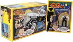 DICK TRACY POLICE CAR FACTORY SEALED IN BOX AND CARDED FIGURE BY PLAYMATES.