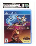 PLAYSTATION PS4 (2019) DISNEY CLASSIC GAMES: ALADDIN & THE LION KING VGA 80 NM.