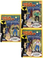 DICK TRACY ACTION FIGURE LOT OF 9 BY PLAYMATES.