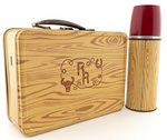 ROY ROGERS AND DALE EVANS LUNCHBOX THIN WOODGRAIN VARIETY AND THERMOS.