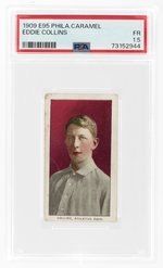 1909 E95 PHILADELPHIA CARAMEL EDDIE COLLINS (HOF) PSA 1.5 FAIR.