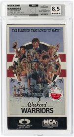 WEEKEND WARRIORS 1987 MCA HOME VIDEO BETAMAX TAPE REWIND GRADING 8.5.