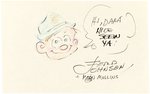 FERD JOHNSON ORIGINAL ART SKETCH OF MOON MULLINS.