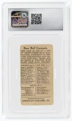 1908 E91-A AMERICAN CARAMEL CHARLES BENDER (HOF) CSG 1.5 FAIR.