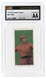 1910 E93 STANDARD CARAMEL EDDIE COLLINS (HOF) CSG AA AUTHENTIC ALTERED.