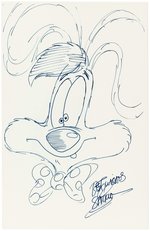 STEVE HICKNER ORIGINAL ART SKETCH OF ROGER RABBIT.