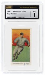 1909-11 E90-1 AMERICAN CARAMEL ROGER BRESNAHAN (HOF) CSG 1 POOR.