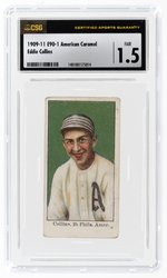 1909-11 E90-1 AMERICAN CARAMEL EDDIE COLLINS (HOF) CSG 1.5 FAIR.