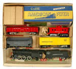 "GILBERT AMERICAN FLYER TRAINS" RARE BOXED FARM SET.