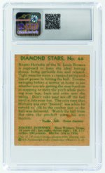 1934-36 DIAMOND STARS #44 ROGERS HORNSBY (HOF) CSG 2.5 GOOD+.